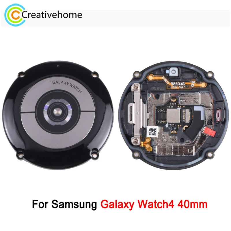 Bottom Cover For Samsung Galaxy Watch4 40mm SM-R860 SM-R865 Watch Back Cover With Heart Rate Sensor + Wireless Charging Module