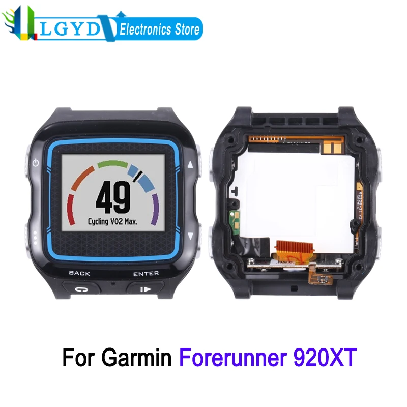 1.14-inch LCD Screen For Garmin Forerunner 920XT Watch Display with Frame and Digitizer Full Assembly Replacement Part