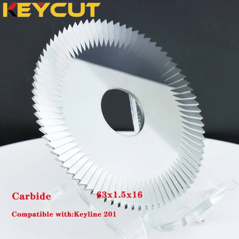 Keyline Cutter CU15A CU15AC 63x1.5x16 for Bit Keys and Bump Keys Fits Keyline 201 Key Machines