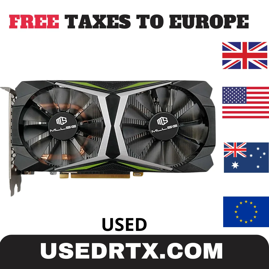 USED RTX 2060 Super 8GB Placa De Video Gaming Graphics Card GDDR6 256Bit 8Pin PCI Express 3.0x16 rtx 2060 super 8gb game PC