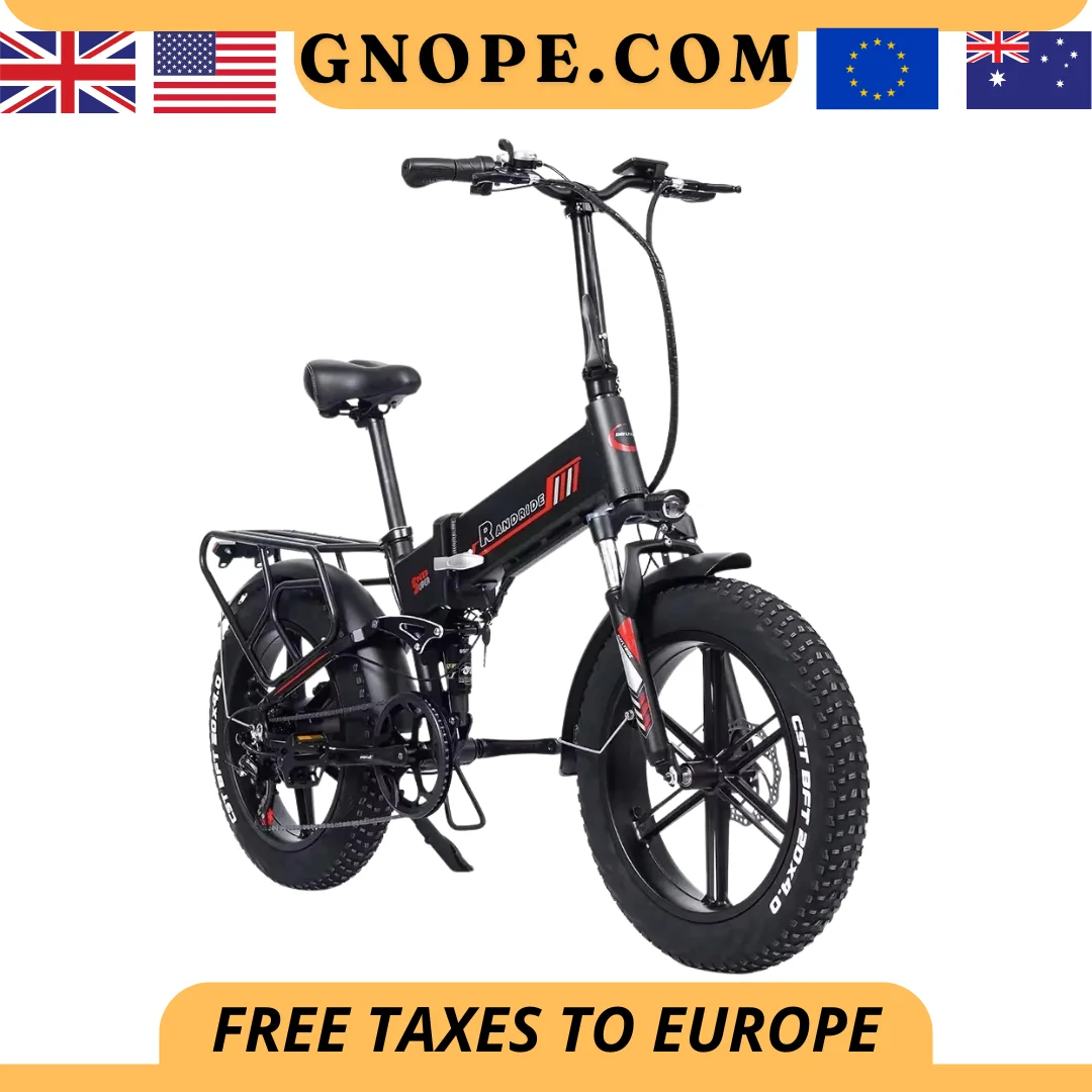 eu warehouse 2024 New folding ebike 48v 1000w snow electric bicycle fat tire electric mountain bike